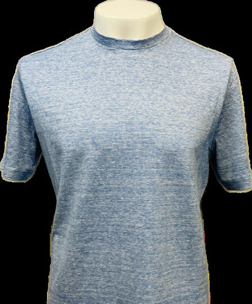 Merino Wool and Linen T-Shirt Medium 651-Med DK Blue