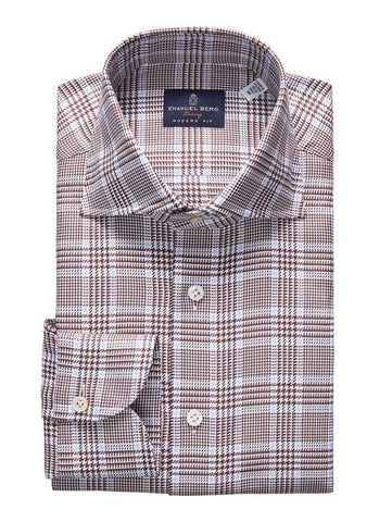 Emanuel Berg Prince of Wales Check Luxury Shirt