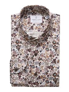 Emanuel Berg Green Floral Twill Shirt