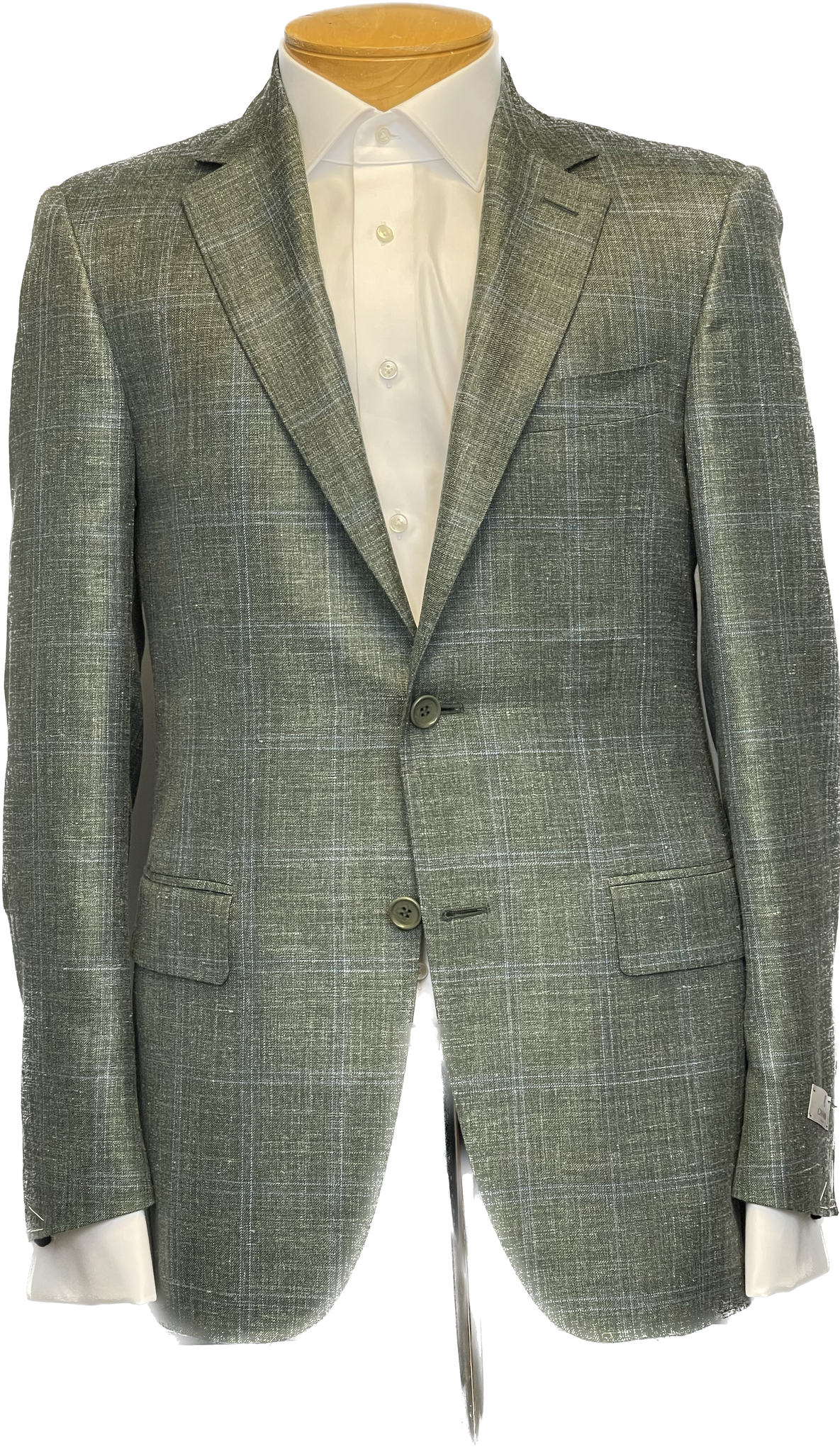 Canali Green Wool/Silk/Linen Sportcoat