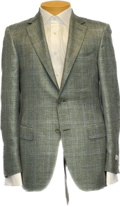 Canali Green Wool/Silk/Linen Sportcoat