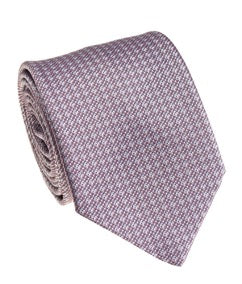 Geoff Nicholson Pink Light Blue Silk Tie