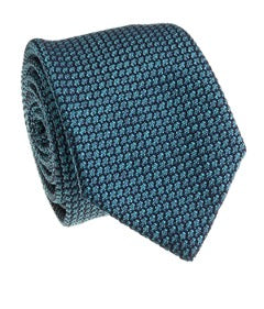 Geoff Nicholson for Guffey's of Atlanta Turquoise Grenadine Tie
