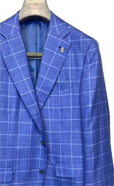 Blue Windowpane Sport Coat