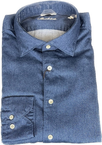 Stenstroms Dark Blue Woven Sportshirt